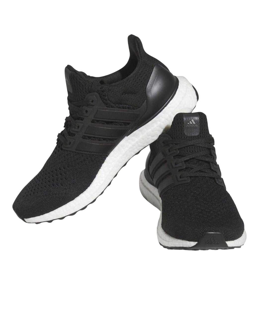 Womens/ladies Ultraboost 1.0 3 Stripes Running Shoes Core Black Adidas-4
