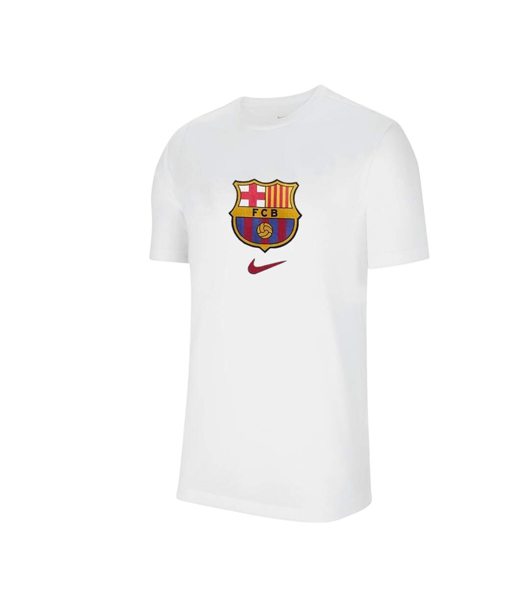 Mens Fc Barcelona T-shirt White Nike-3