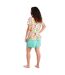 Women's short-sleeved and round neck pajamas MUEH0101