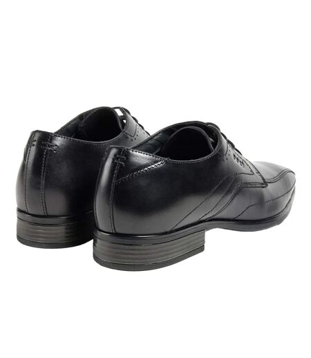 Mens Duke Leather Derby Shoes Black POD