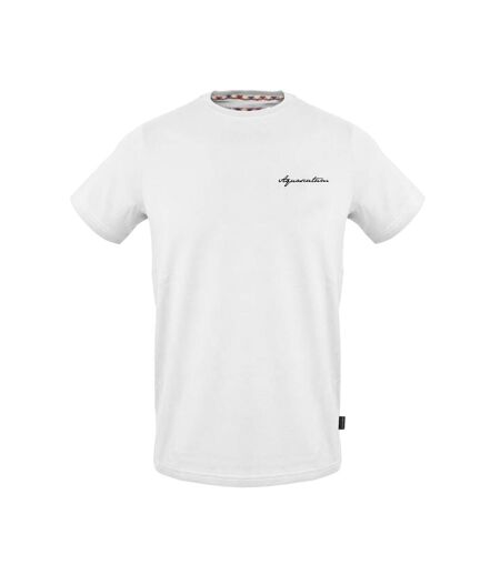 T-shirt Manches Courtes Homme Blanc Aquascutum