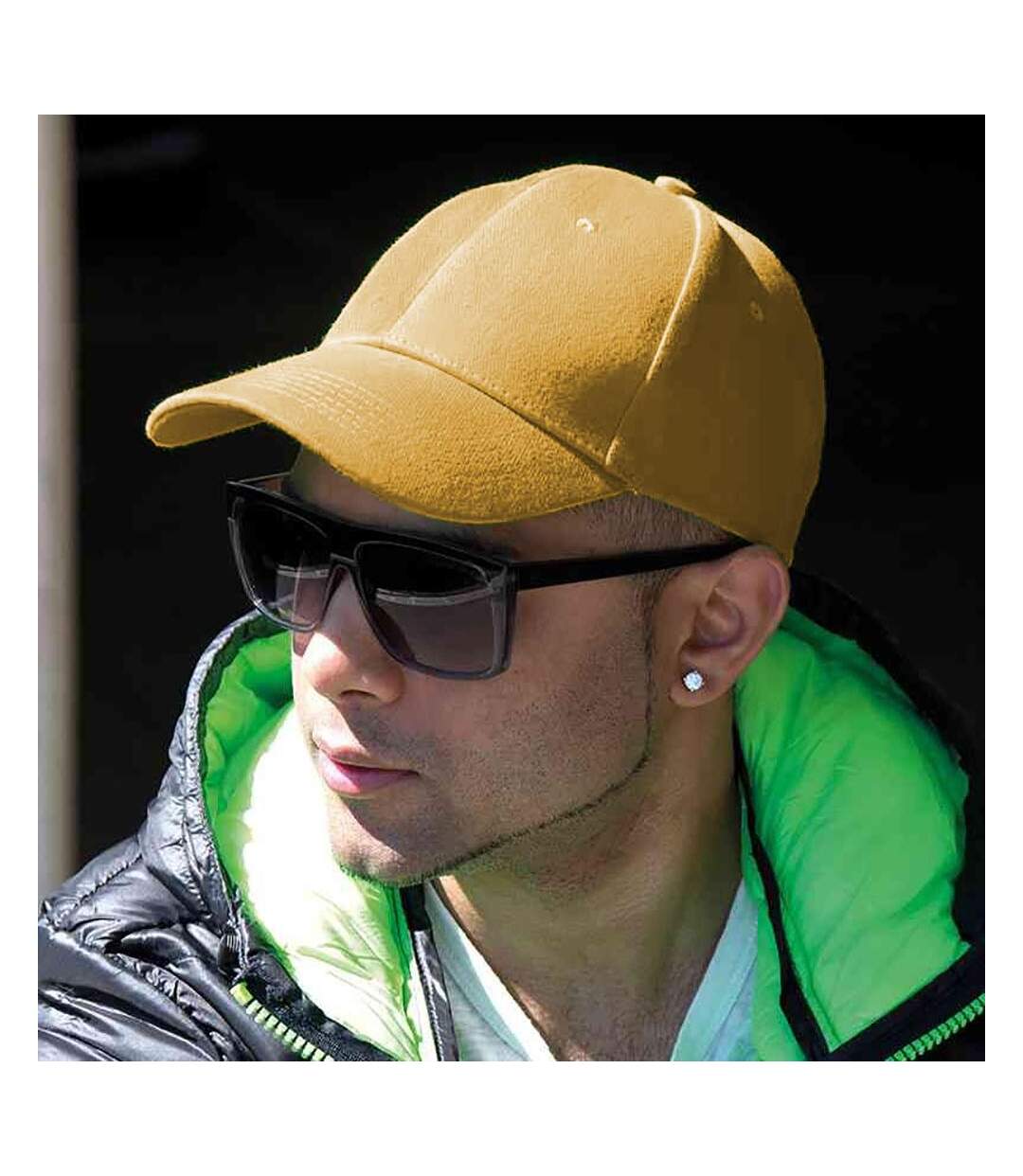 Memphis Casquette Adulte Unisexe Jaune Result-1