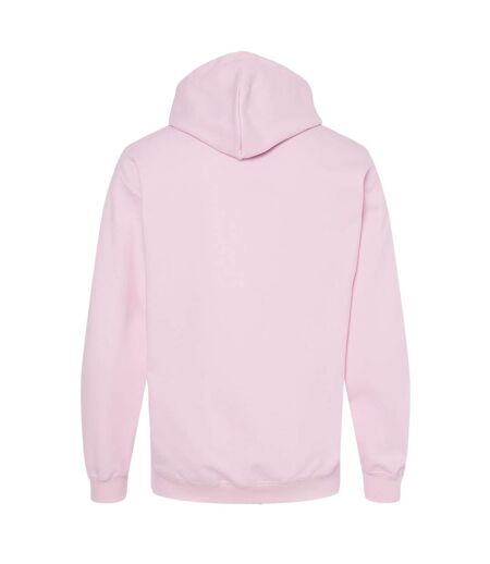 Gildan Unisex Adult Softstyle Fleece Midweight Hoodie (Light Pink)