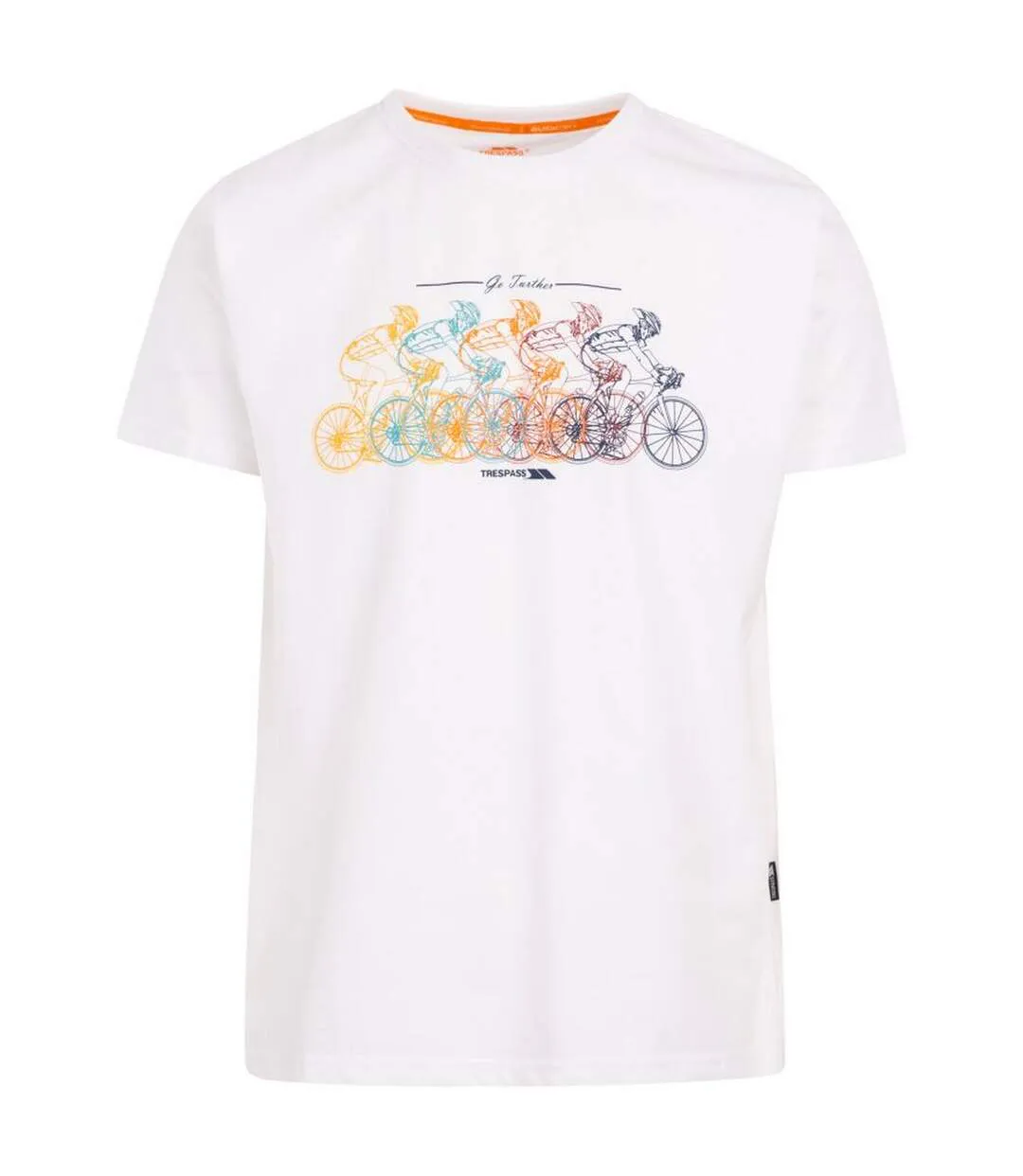 T-shirt Apache Homme Blanc Trespass-1