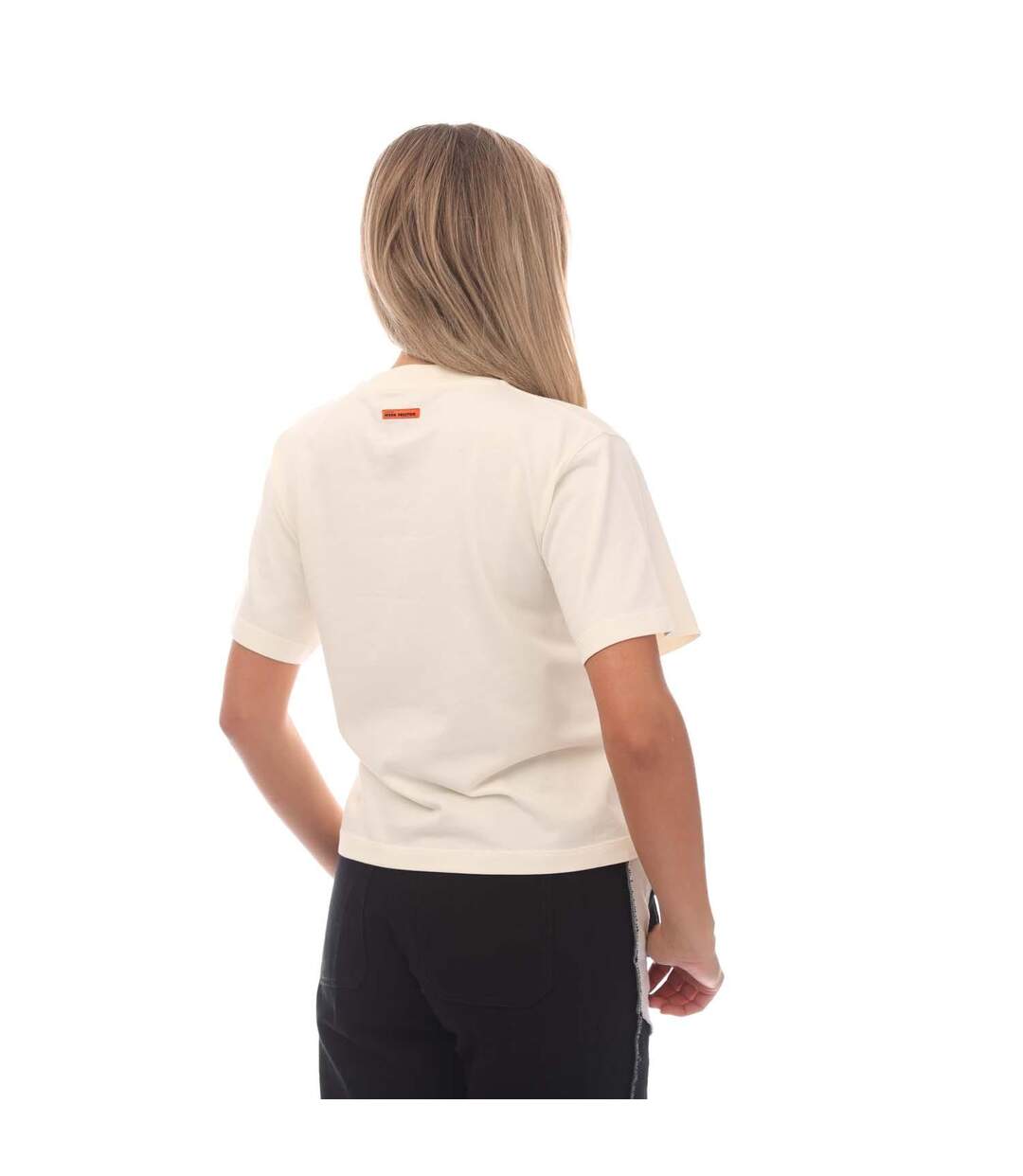 T-shirt hpny femme blanc / noir Heron Preston-2