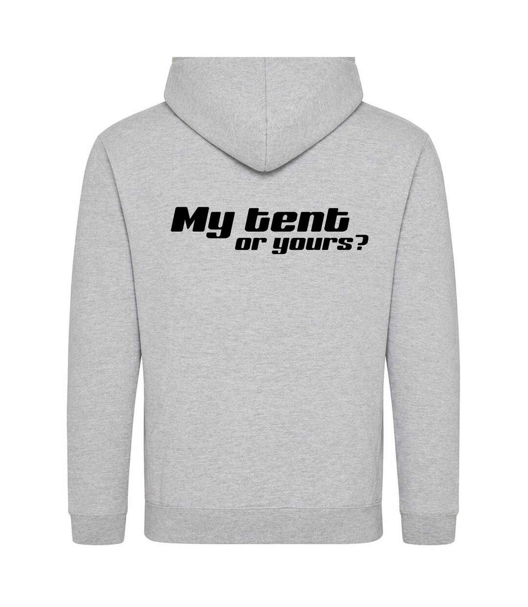 Mens My Tent Or Yours? Pullover Hoodie White AWD-2