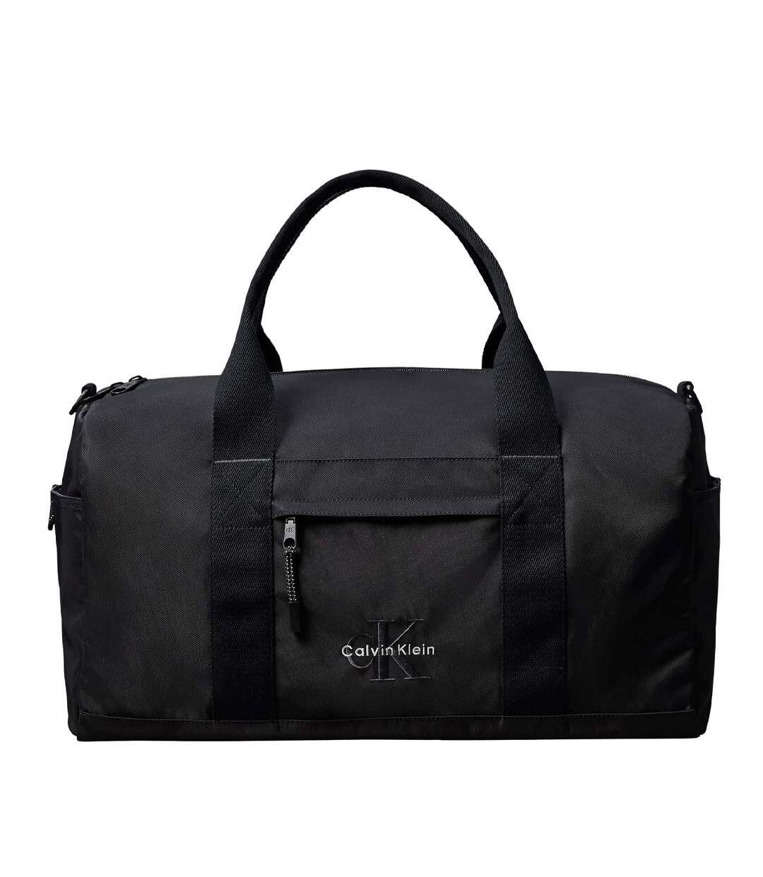 Sac de voyage noir homme calvin klein jeans bold duffle-1