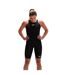 Maillot De Bain 1 Pièce Long Motif/style Logo Lzr Ignite Femme Noir Speedo-1