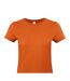 T-shirt #e190 Femme Orange Foncé B&C-2