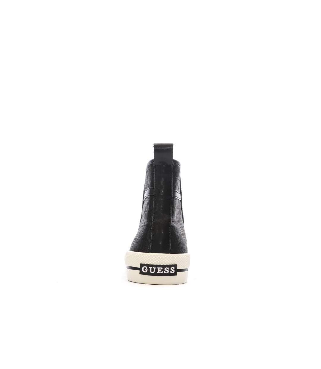Baskets noires femme guess colyn-3