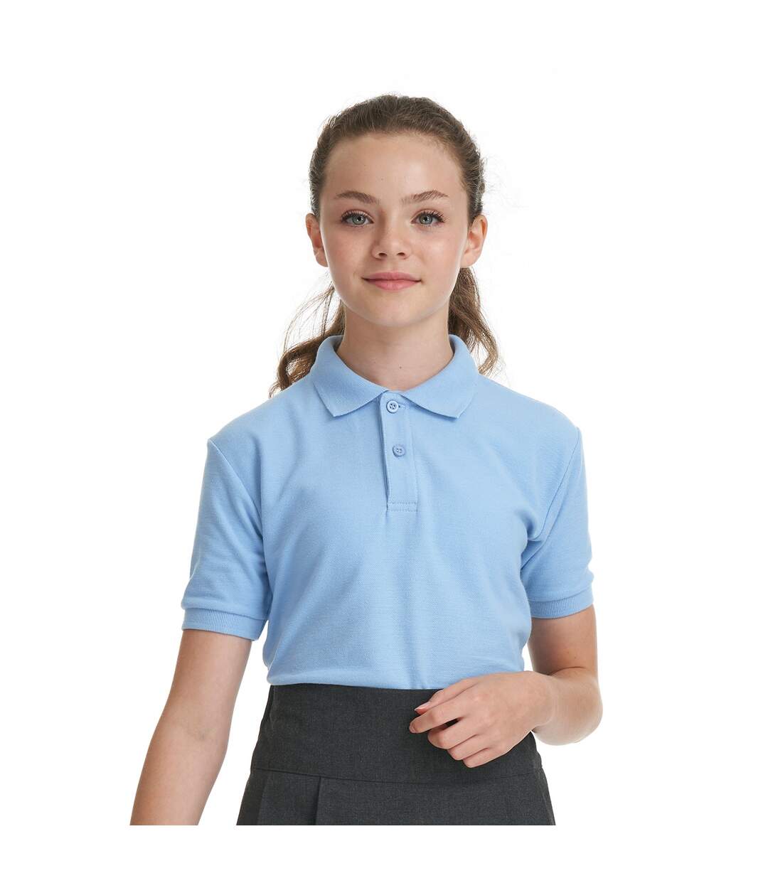 Polo Academy Adulte Bleu Ciel Awdis-1
