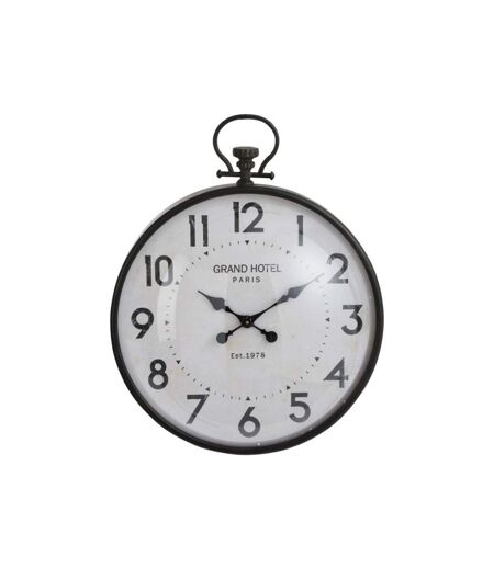 Paris Prix - Horloge Murale Déco ronde 69cm Noir