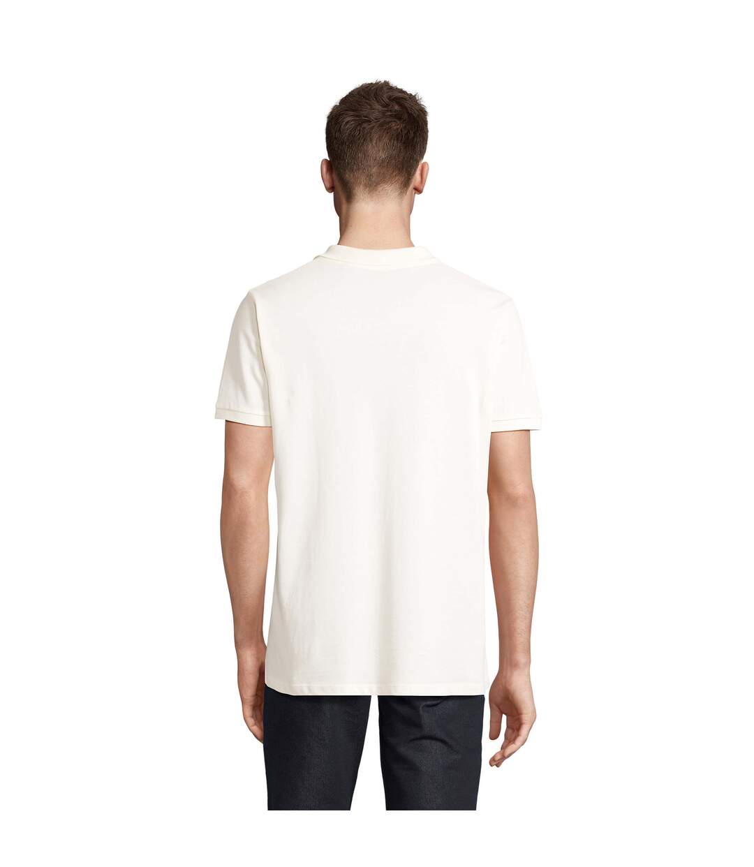 Polo Planet Homme Blanc Cassé SOLS-3