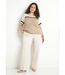 Pull doux brillant manches courtes col rond-3