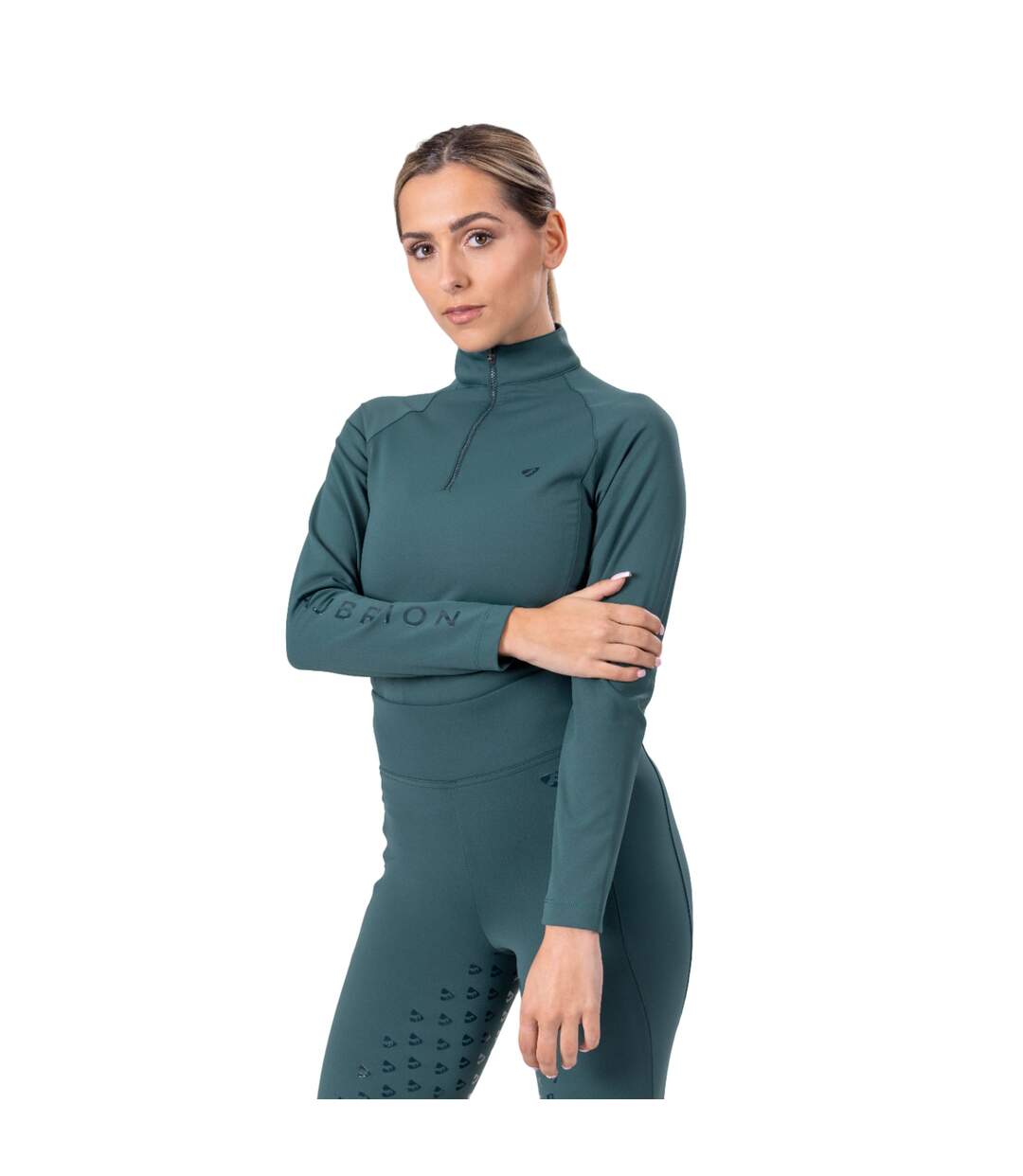 Haut thermique eltar femme vert Aubrion-2