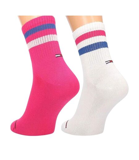 Chaussettes Homme Blanc Rose Tommy Hilfiger