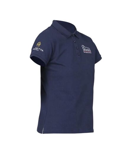 Aubrion Womens/Ladies Logo Polo Shirt (Navy)