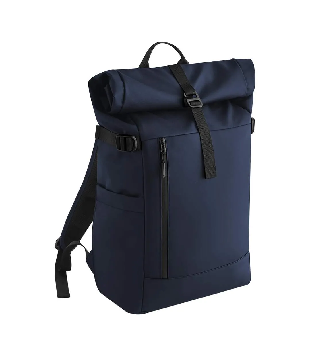 Everyday Roll Up Backpack One Size Navy Bagbase-1