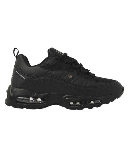 Mens Rise Trainers Black British Knights