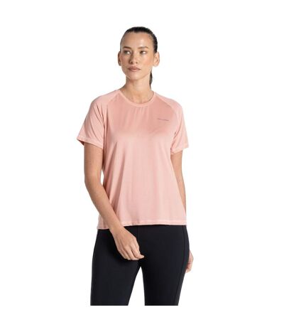 Womens/ladies Ellie Short-sleeved T-shirt Pink Peach Craghoppers