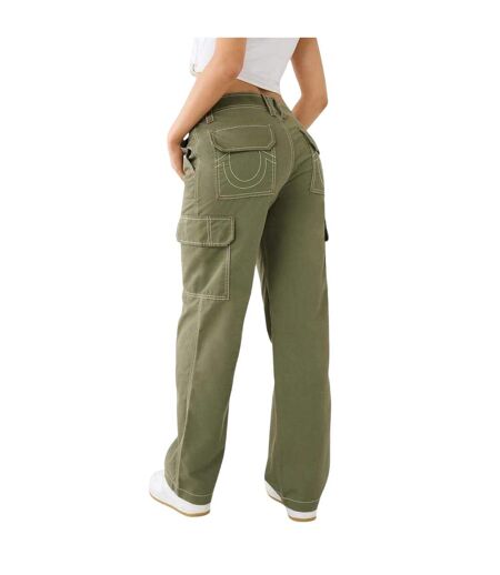 Pantalon À Poches Motif/style Militaire Femme Olive True Religion