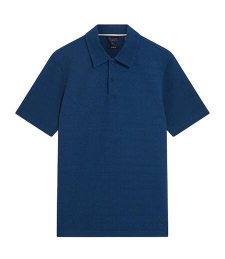 Polo Motif/style Texturé Homme Bleu Foncé Ted Baker