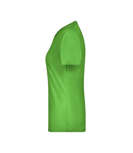 T-shirt Active Femme Vert Citron James And Nicholson