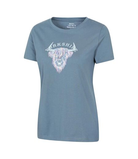 T-shirt Yorkshire Femme Bleu Foncé Mountain Warehouse