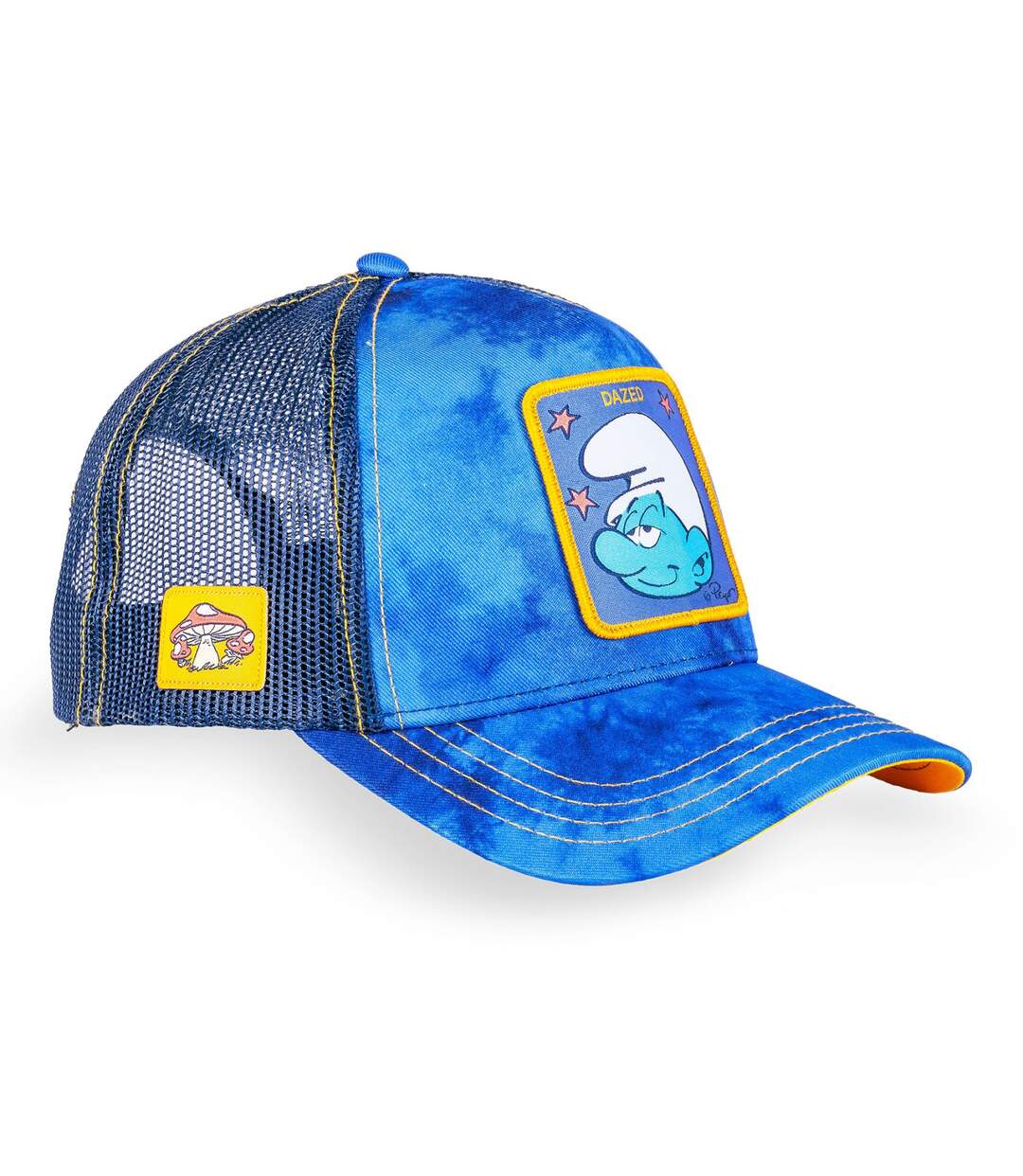 Casquette trucker avec filet The Smurfs Dazed Capslab-3