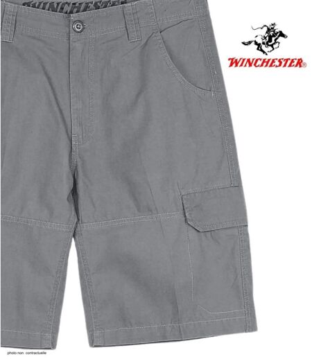 Bermuda WINCHESTER IVANHOE2 uni en coton : le short robuste et élégant pour affronter l'été