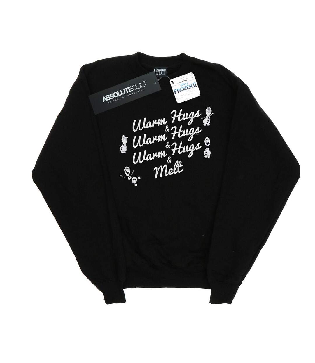 Disney - Sweat FROZEN OLAF WARM HUGS AND MELT - Femme (Noir) - UTBI18731-1