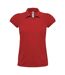Polo lourd manches courtes - femme - PW460 - rouge