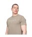 Mens ninesix logo t-shirt dusty olive Henleys