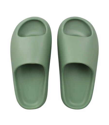 Childrens/kids Eva Wide Strap Sliders Pistachio Jack Wills