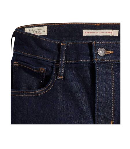 Womens/ladies High Rise Skinny Jeans Blue Levis