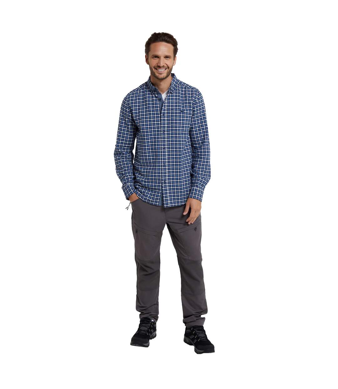 Chemise Driftwood Homme Bleu Marine Mountain Warehouse-1