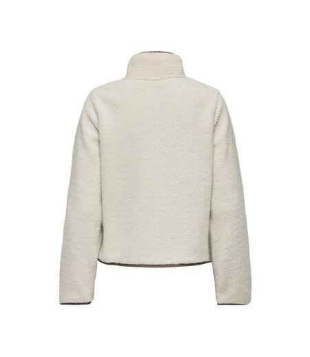 Veste bouclette écru femme jdy teddy