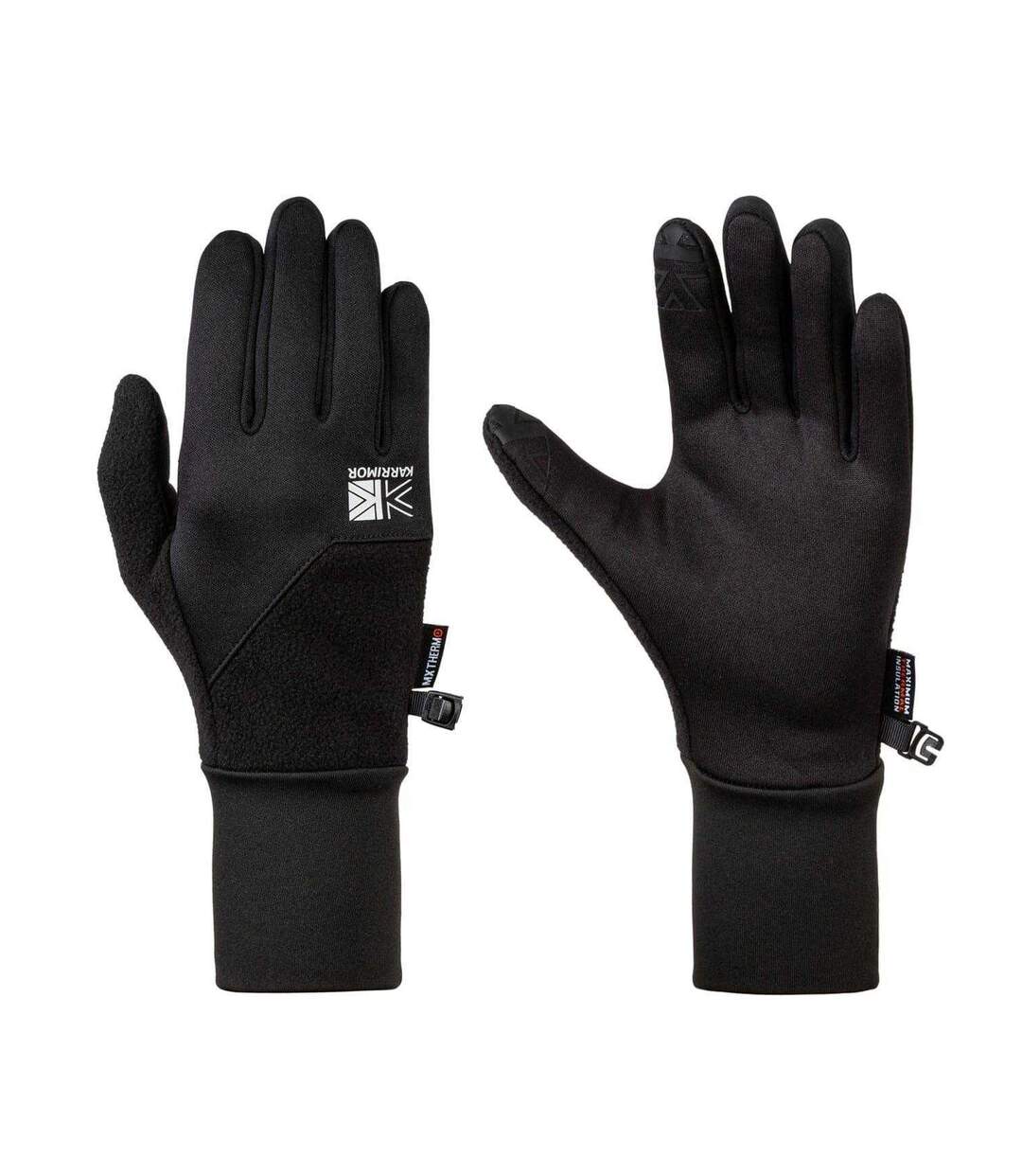 Running Thermal Gloves Black Karrimor-1