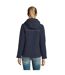Womens/ladies Rock Padded Soft Shell Jacket French Navy SOLS-2
