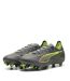 Mens Ultra 5 Match Firm Ground Football Boots Silver Yellow Puma-1