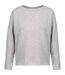 Kariban Womens/Ladies Oversized Sweatshirt (Light Gray)