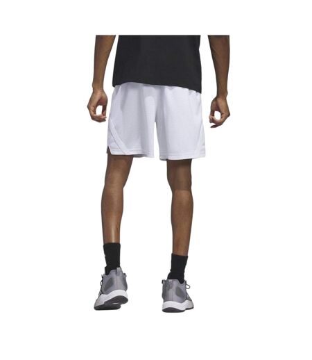 Mens Select Loose Basketball Shorts White Adidas