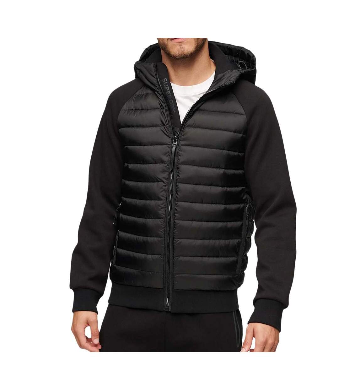 Doudoune Noire Homme Superdry Hooded Storm - S-1