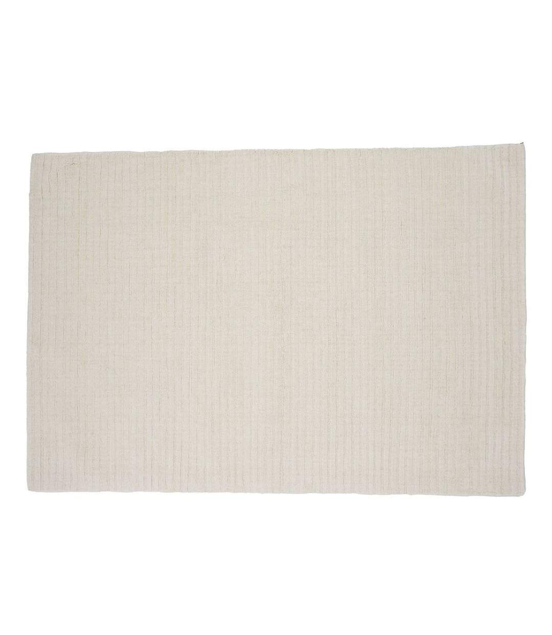 Tapis Déco en Laine Milton 162x230cm Blanc-1