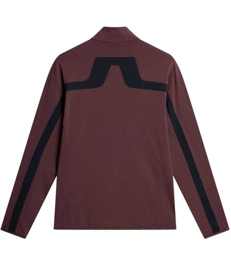 Mens Jarvis Logo Track Jacket Berry J.Lindeberg