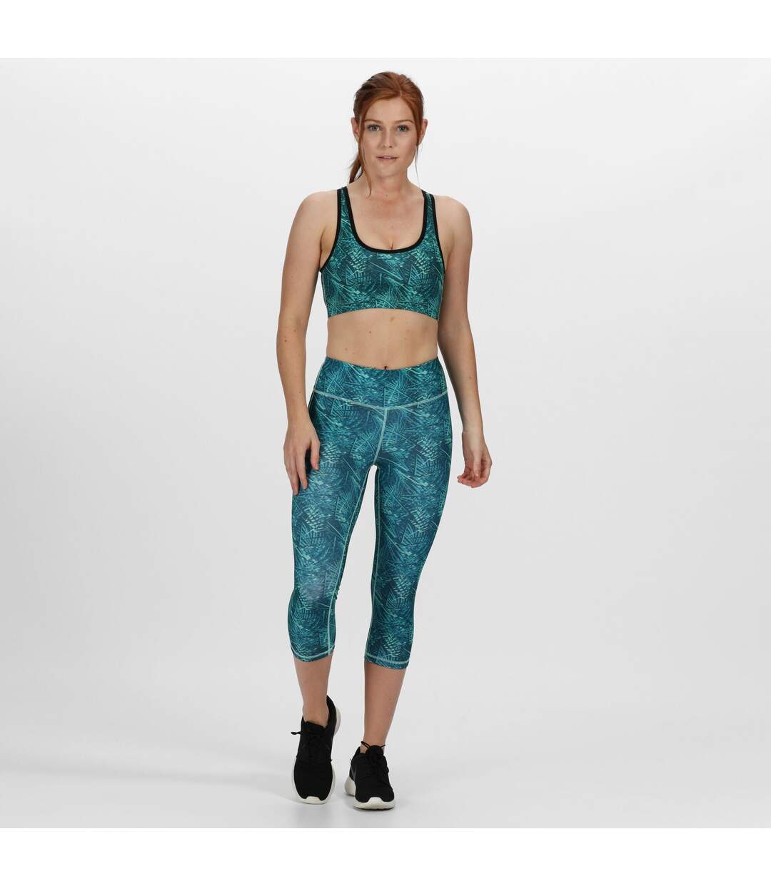 Brassière de sport asana femme turquoise Regatta-4