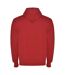 Roly Unisex Adult Montblanc Full Zip Hoodie (Red)