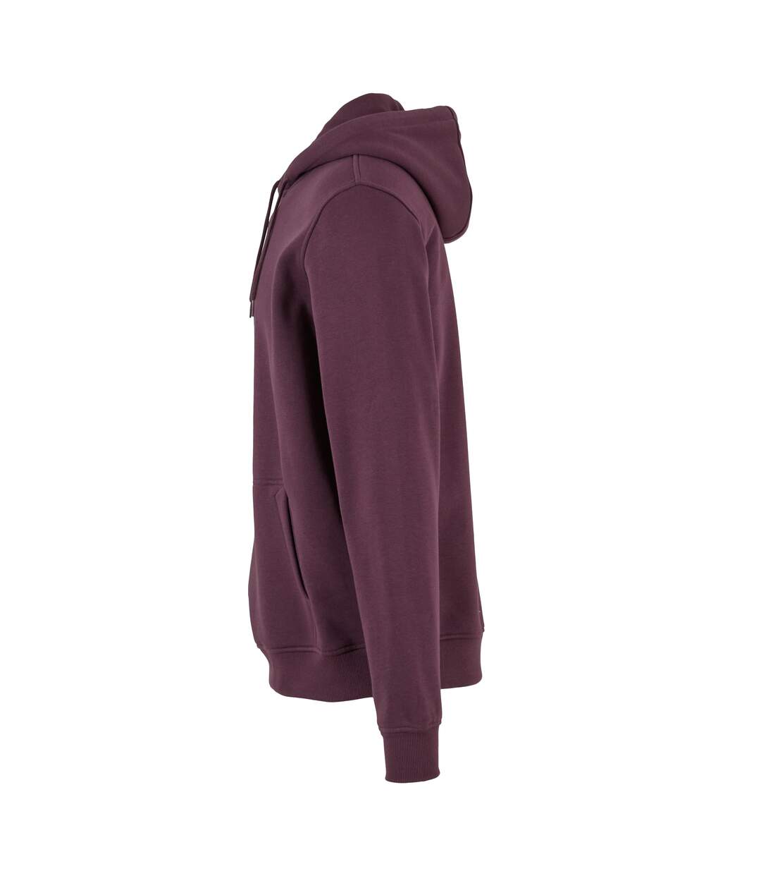 Sweat À Capuche Homme Violet Prune Build Your Brand-3