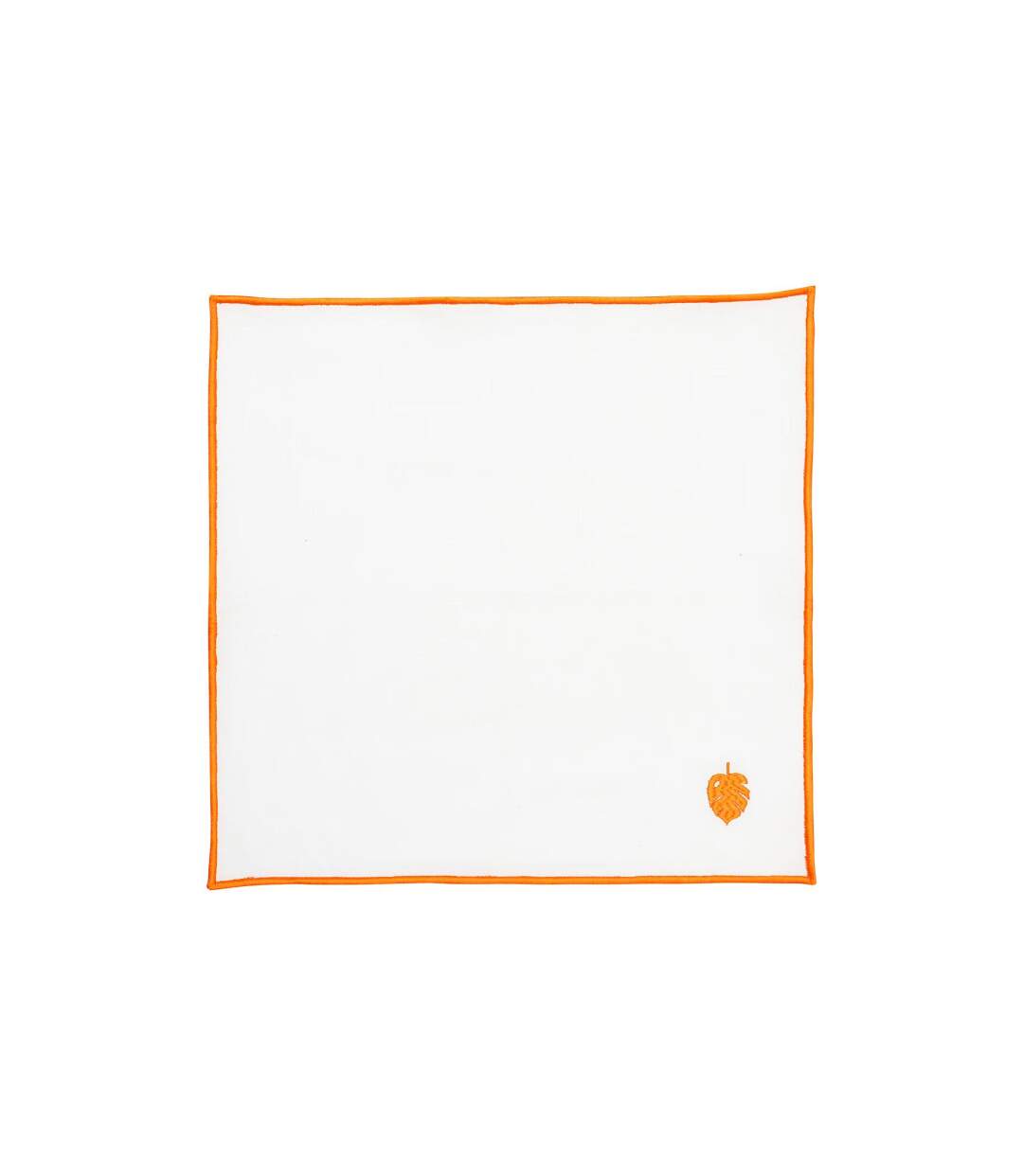 Lot de 4 Serviettes de Table Yucatan 40x40cm Blanc-2