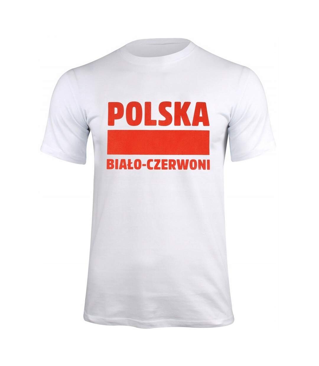 T-shirt Motif/style Texte Homme Blanc Poland-1